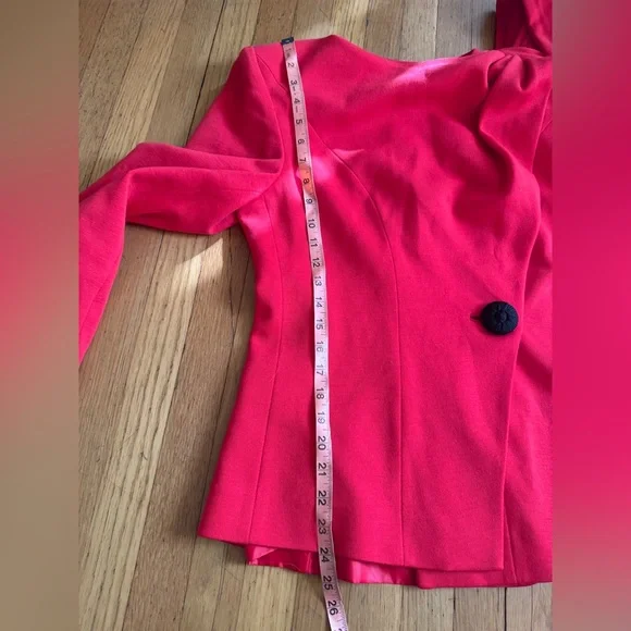80s does 40s Vintage Lilli Ann Red Blazer - Picture 11 of 11